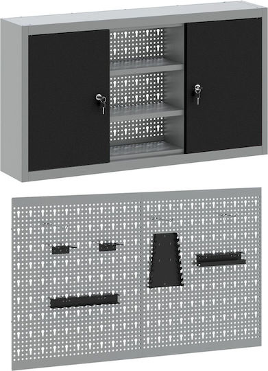vidaXL Perforierte Wand 3 Stück 3321404