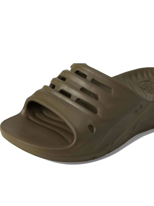 Men's Slides Green