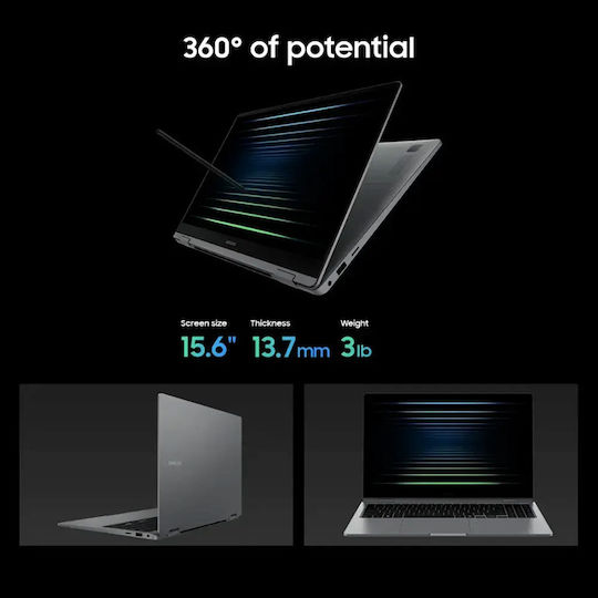 Samsung Galaxy Book 5 15.6" FHD Touchscreen (Ultra 7-256V/16GB/512GB SSD/W11 Pro) (US Keyboard)