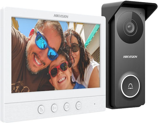 Hikvision Κουδούνι Πόρτας Ασημί