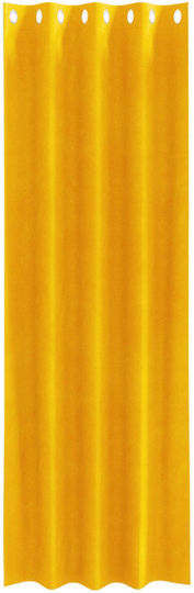 vidaXL vidaXL Set Vorhänge Fenster mit Grommets Gelbe 140x225cm