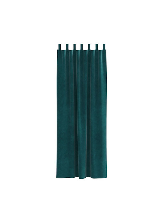 vidaXL Green Window Curtain Set with Pencil Pleat 140x260cm