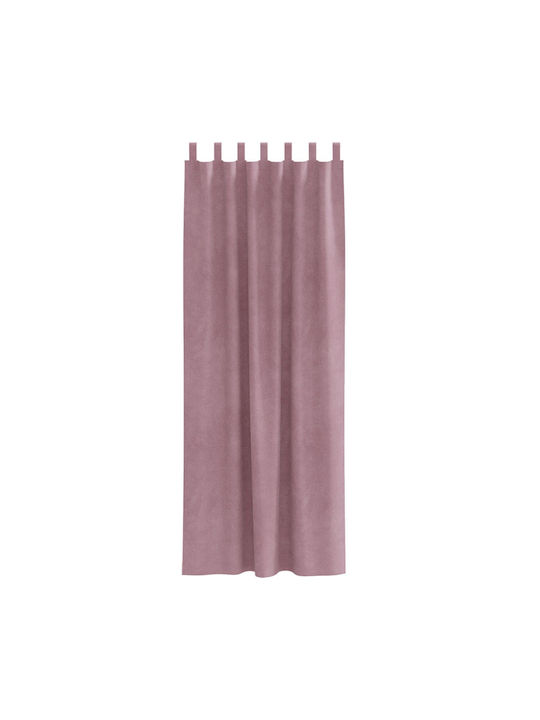 vidaXL Pink Window Curtains Set with Tab Top 140x260cm