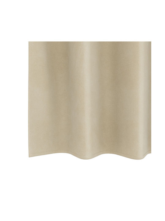 vidaXL vidaXL Set Vorhänge Verdunkelung Fenster mit Grommet Beige 140x140cm
