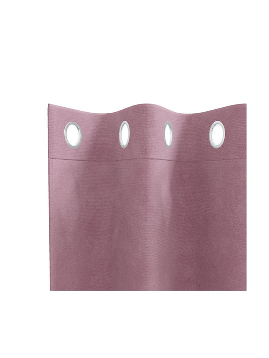 vidaXL Pink Blackout Window Curtain Set with Grommets 140x260cm