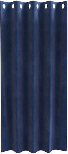 vidaXL vidaXL Set Vorhänge Fenster mit Grommets Blau 140x175cm