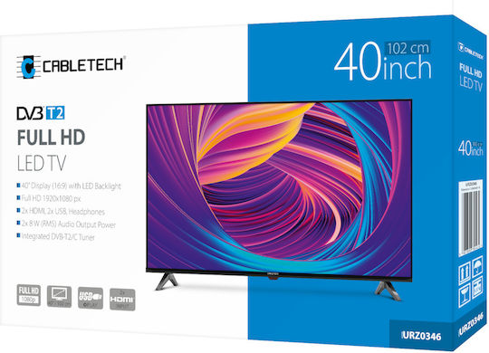 Cabletech Телевизор 40" Direct LED URZ0346 (2023)
