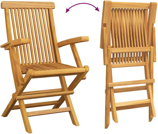Outdoor Dining Set 7 Pieces Brown