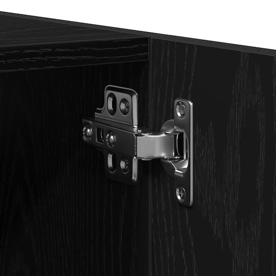 vidaXL Badezimmersäule Wandhängeschrank H30xB30xH130cm Eiche