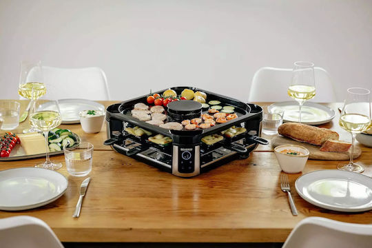 Severin Tabletop Electric Grill Raclette Smooth Plate 1900W with Adjustable Thermostat