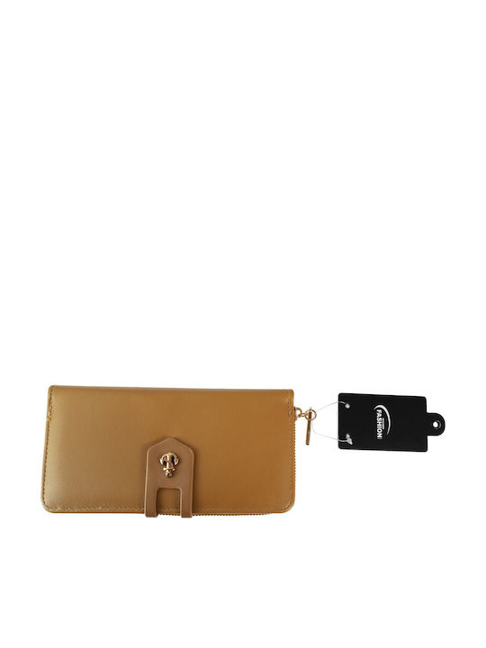 Large Women's Wallet Classic Tabac Brown