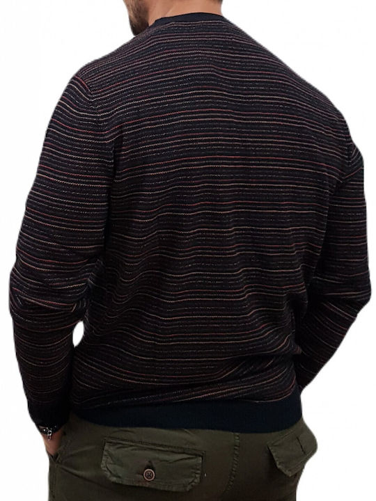 Jack & Jones Bluză Navy Blazer, Cinnabar, Olive