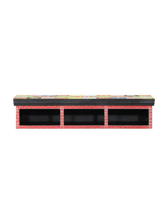 Shelf Wall Colorful 100x30x22cm
