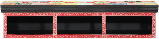 Стенен Многоцветен Рафтове 100x30x22см