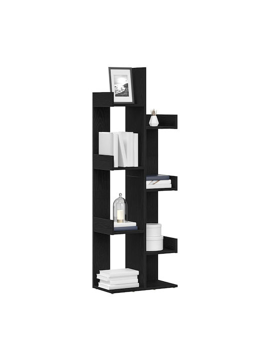 Bookcase Black Oak 48x25.5x140cm