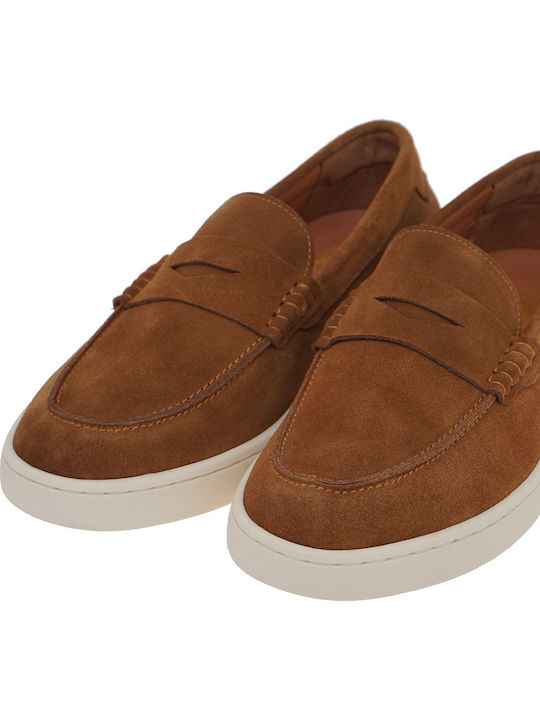 Men's Suede Loafers Olive