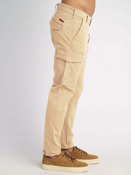 River Trousers Cargo Elastic Beige