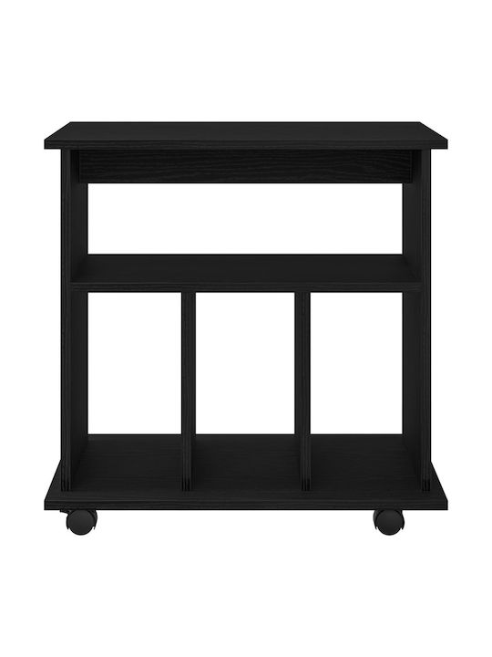 Cabinet de Birou cu roți Black Oak 60x45x55cm