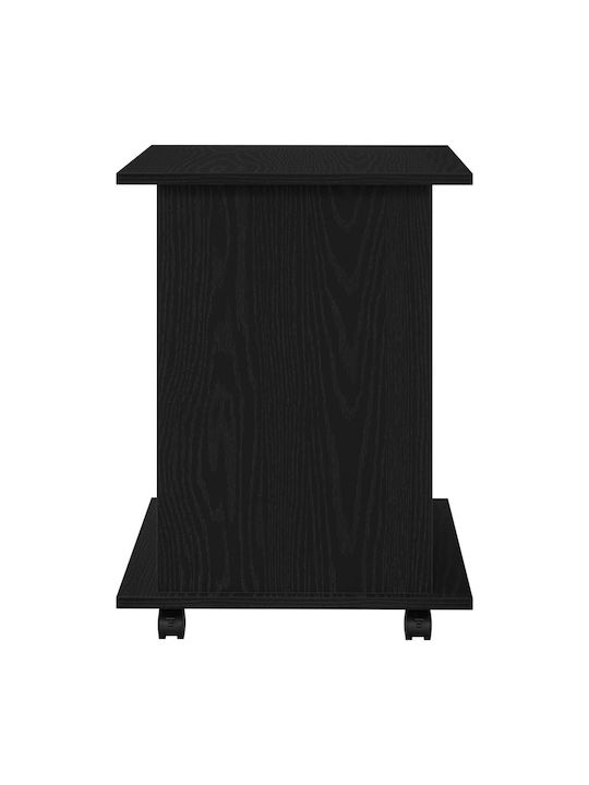 Cabinet de Birou cu roți Black Oak 60x45x55cm