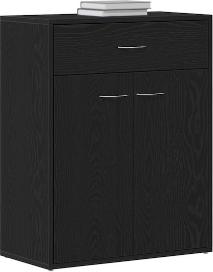 Μπουφές mit Schubladen Black Velvet-Black Metal 60x30x75cm