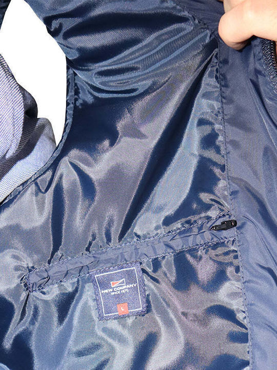 Sleeveless Jacket Puffer Navy Blue