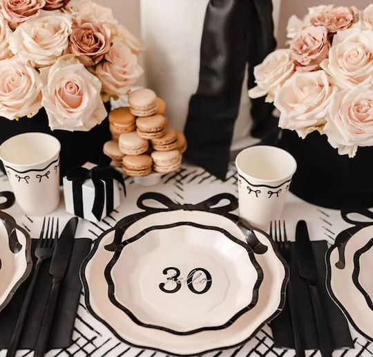 PartyDeco 220ml Ποτήρι για Party 6τμχ