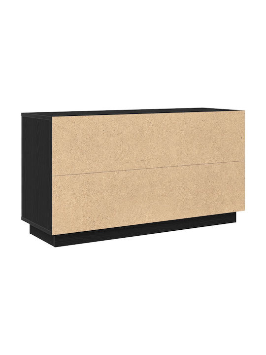 Bufet din Lemn Negru 102x35x55cm