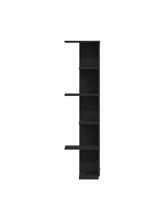 Ъглова Поставка Стенен Black Oak 36.5x36.5x140см.