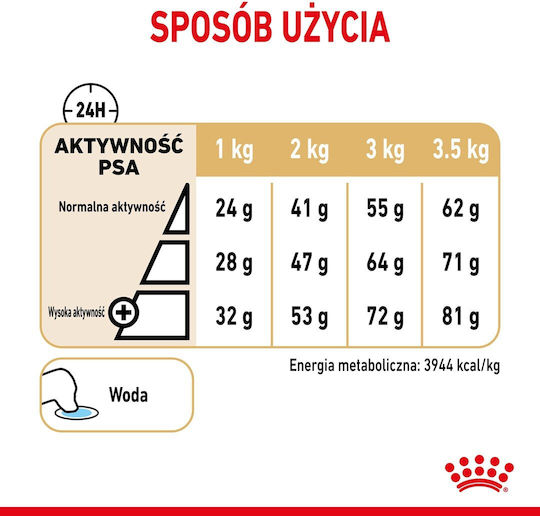 Royal Canin Pomeranian Adult 3kg Dry Food Gluten-Free for Adult Small Breed Dogs with Vegetables, Rice and Poultry