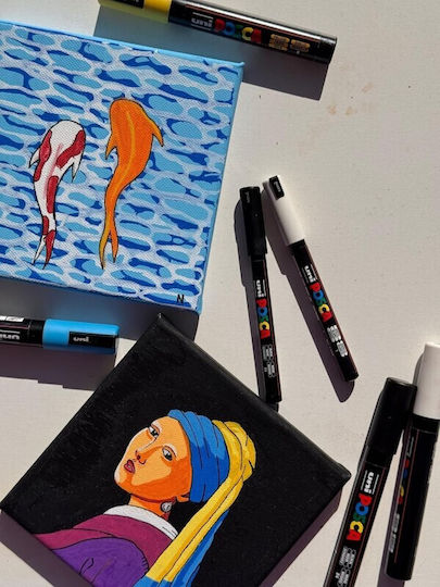 Posca Ανεξίτηλοι Μαρκαδόροι Cool Colours 2.5mm Σετ 8 χρώματα