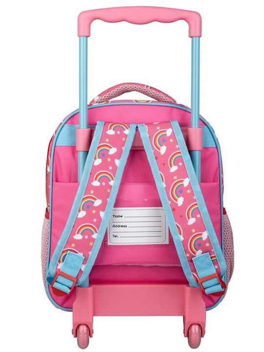 Must Team School Bag Trolley Kindergarten Pink 8Liters