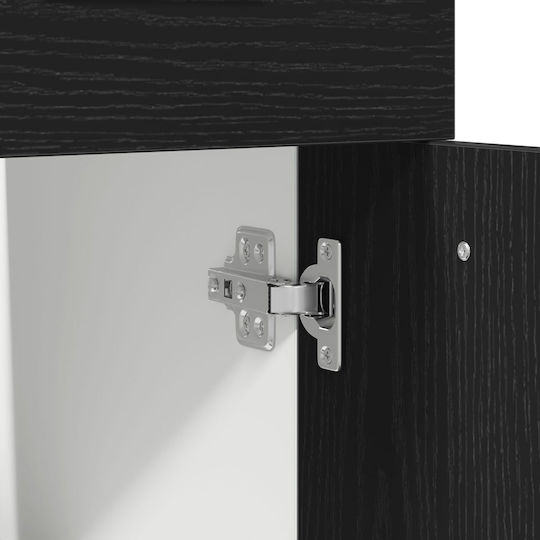 Επιδαπέδιο Ντουλάπι Μαύρη Δρύς 40x46x81.5εκ.