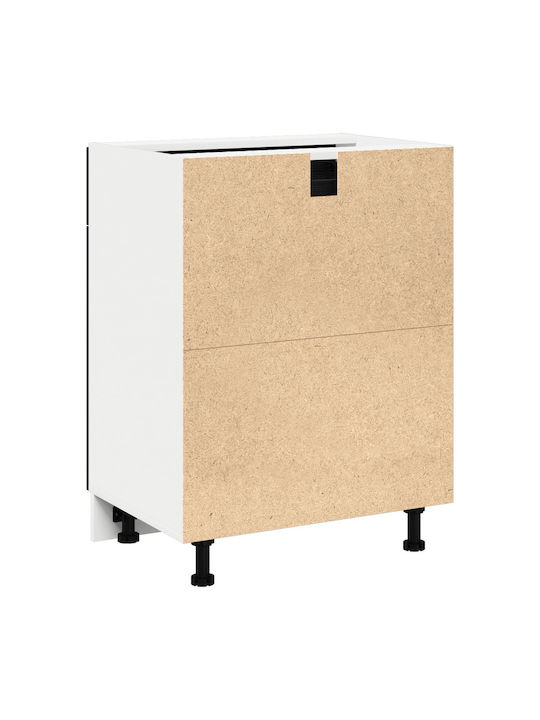 Επιδαπέδιο Ντουλάπι Μαύρο 60x46x81.5εκ.