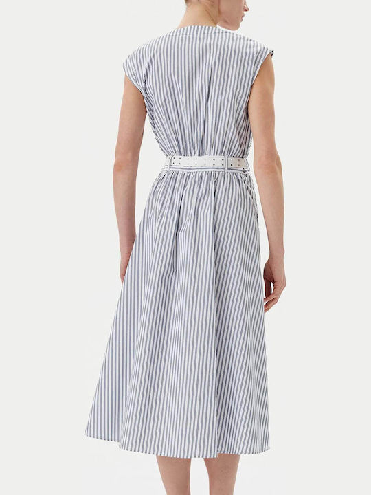 Summer Midi Dress for Wedding / Christening Midnight Blue