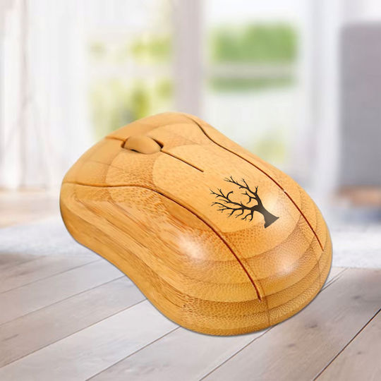 Skymnos Skymnos Wireless Ergonomic Mouse Bamboo