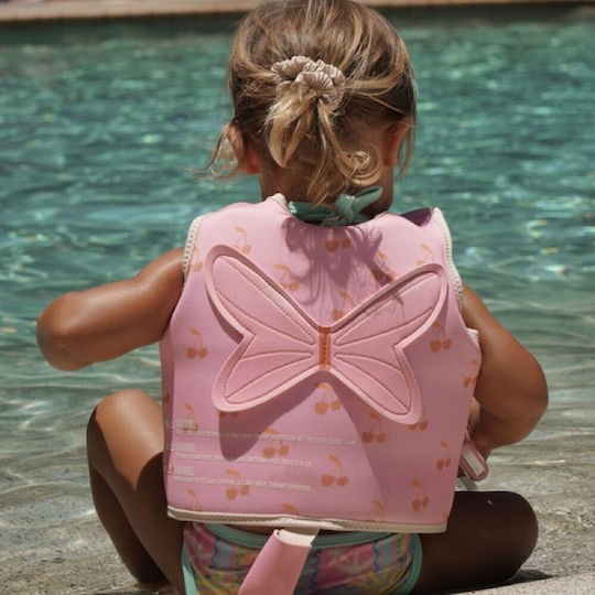 Sunnylife Kids' Swim Vest Cotton Candy Cherry 3-6 Years