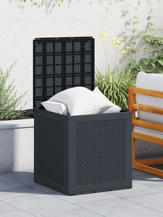 vidaXL Outdoor Storage Box Gray L55xW53xH57cm