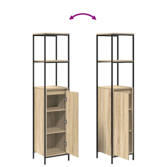 vidaXL Blat cu Lavoar Walnut