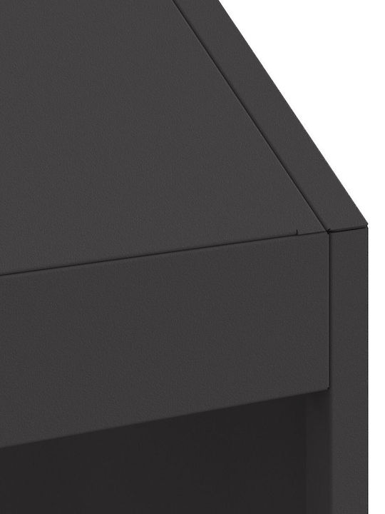 vidaXL Τζάκι Εσωτερικού Χώρου Μεταλλικό Μαύρο 50x50x100cm