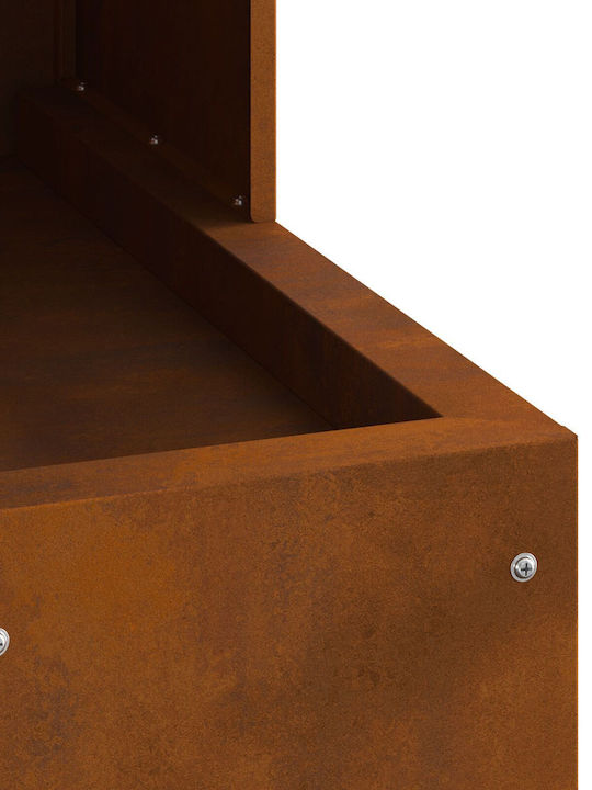 vidaXL Τζάκι Εξωτερικού Χώρου Μεταλλικό 50x50x100cm