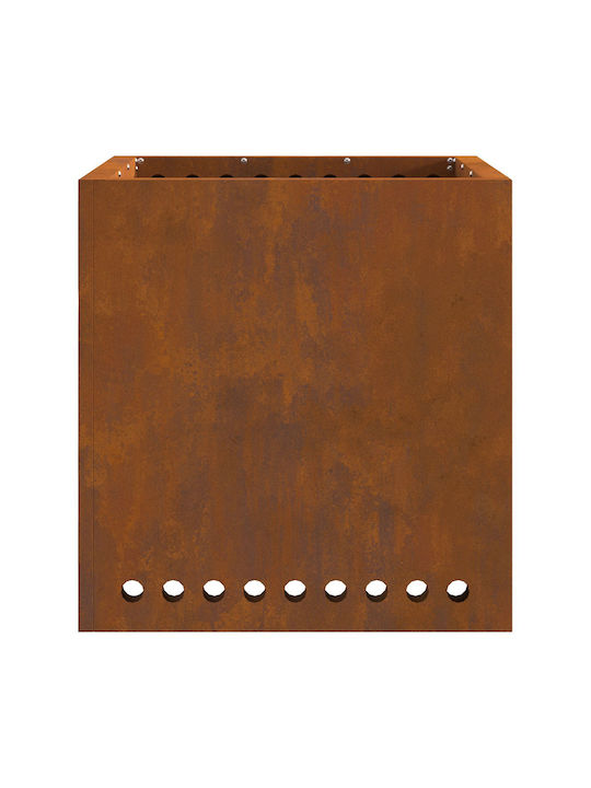 vidaXL Focar În aer liber din metal Gri 48x48x50cm