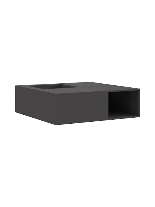 vidaXL Focar În aer liber din metal Negru 100x100x30cm