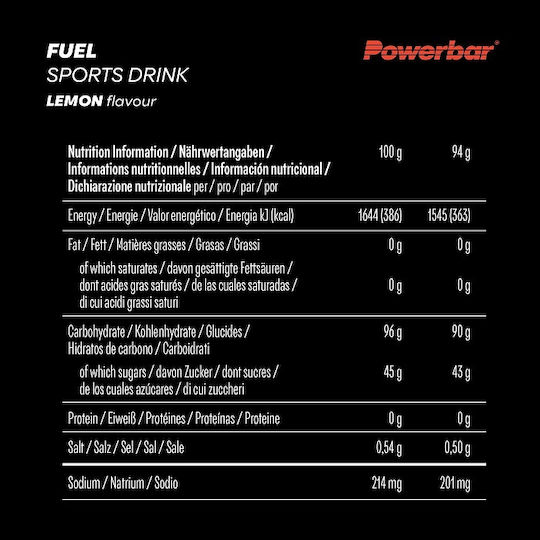 PowerBar Fuel 90 Sports Drink Orange 94gr