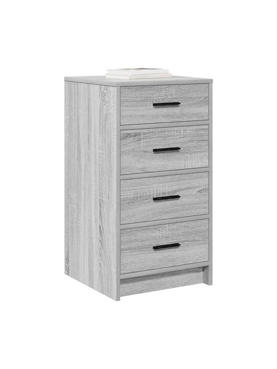 Συρταριέρα Γραφείου Ξύλινη Γκρι 40x41x75cm