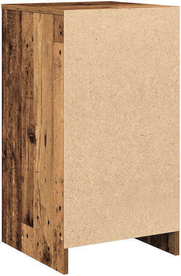 Office Drawer Made of Solid Wood Natural 40x41x75cm