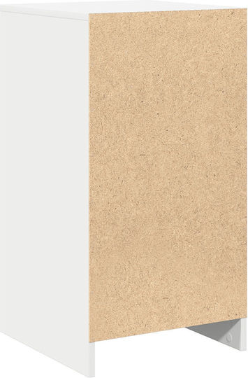 Büroaufbewahrungsschrank aus MDF Weiß 40x41x75cm