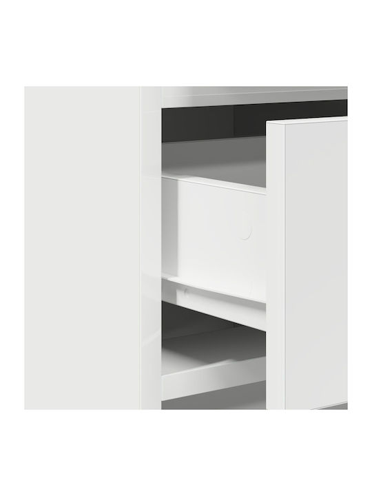 Ντουλάπι Γραφείου από MDF Λευκό 40x41x75cm