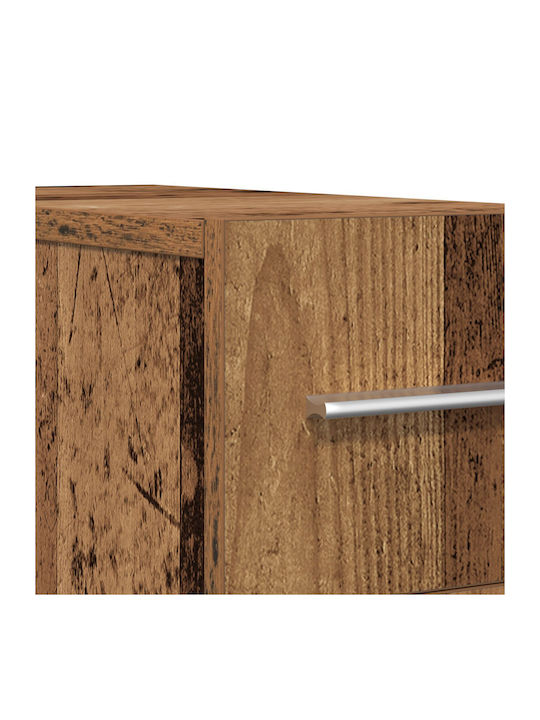 Wooden Office Drawer Old Wood 20x45.5x60cm