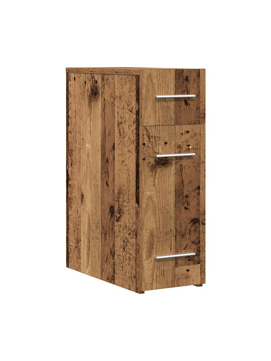 Wooden Office Drawer Old Wood 20x45.5x60cm