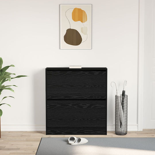 Ξύλινη Παπουτσοθήκη από Μασίφ Ξύλο 80x21x87.5cm